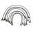 Denso 671-8009 Spark Plug Wire Set