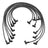 Denso 671-8024 Spark Plug Wire Set