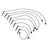 Denso 671-8100 Spark Plug Wire Set