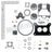 Walker 15837A Carburetor Repair Kit