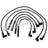 Walker 924-1041 Spark Plug Wire Set