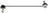 Mevotech GS76883 Suspension Stabilizer Bar Link Kit - Front Left