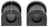 Mevotech GS80893 Suspension Stabilizer Bar Bushing Kit - Rear To Frame