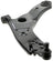 Mevotech GS901288 Suspension Control Arm and Ball Joint Assembly - Front Left Lower