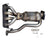 OP Converters OPCT1059 Catalytic Converter with Integrated Exhaust Manifold