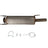 OP Converters OPMMR1015 Exhaust Muffler - Front