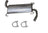 OP Converters OPPMR1019 Exhaust Tail Pipe - Rear