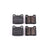 PowerStop 16-031 Disc Brake Pad Set - Front or Rear