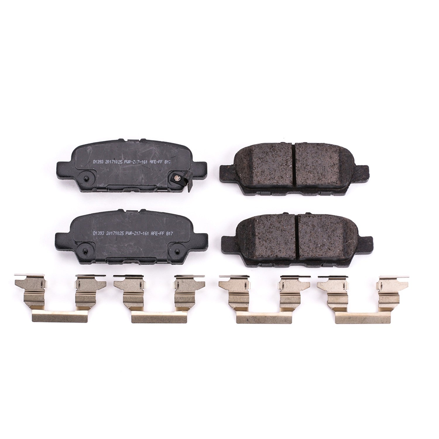 PowerStop 17-1393 Disc Brake Pad Set - Rear - PartCatalog