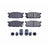 PowerStop 17-891 Disc Brake Pad Set - Rear