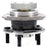 DuraGo 295-12155 Wheel Bearing and Hub Assembly - Rear
