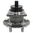 DuraGo 295-12217 Wheel Bearing and Hub Assembly - Rear