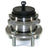 DuraGo 295-12326 Wheel Bearing and Hub Assembly - Rear
