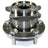 DuraGo 295-12350 Wheel Bearing and Hub Assembly - Rear