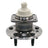 DuraGo 295-12357 Wheel Bearing and Hub Assembly - Rear