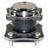 DuraGo 295-12384 Wheel Bearing and Hub Assembly - Rear