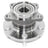 DuraGo 295-12449 Wheel Bearing and Hub Assembly - Rear
