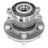 DuraGo 295-94044 Wheel Bearing and Hub Assembly - Rear