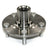 DuraGo 295-95056 Wheel Hub - Front