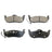 DuraGo BP1087C Disc Brake Pad Set - Rear