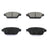 DuraGo BP1161C Disc Brake Pad Set - Rear
