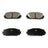 DuraGo BP1184MS Disc Brake Pad Set - Front