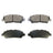 DuraGo BP1325C Disc Brake Pad Set - Rear