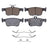 DuraGo BP1878C Disc Brake Pad Set - Rear
