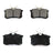 DuraGo BP340C Disc Brake Pad Set - Rear