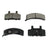 DuraGo BP369C Disc Brake Pad Set - Front