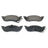 DuraGo BP529AMS Disc Brake Pad Set - Front