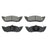 DuraGo BP529MS Disc Brake Pad Set - Front