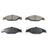 DuraGo BP804C Disc Brake Pad Set - Front