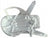 Professional Parts Sweden 82434572 Window Regulator - Front Left
