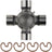 Dana Spicer 5-155X Universal Joint - Rear Driveshaft at Rear Axle, Rear Driveshaft at Support Bearing or Rear Driveshaft at Transmission