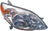 Dorman 1590853 Headlight Assembly - Right