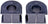 Dorman 540-401 Suspension Stabilizer Bar Bushing Kit - Rear