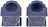 Dorman 540-421 Suspension Stabilizer Bar Bushing Kit - Front
