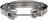Dorman 674-7015 Exhaust Clamp - Diesel Particulate Filter To Intermediate Pipe