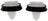 Dorman 700-720 Exterior Molding Clip