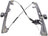 Dorman 740-444 Window Regulator - Rear Left