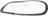 Dorman 889-5204 Headlight Bezel - Left