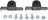 Dorman 928-509 Suspension Stabilizer Bar Bushing Kit - Rear