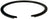 Dorman 933-000 Wheel Bearing Retaining Ring - Front