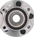 Dorman 951-841 Wheel Bearing and Hub Assembly - Front