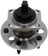 Dorman 951-881 Wheel Bearing and Hub Assembly - Rear