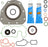 Victor Reinz 08-39129-01 Engine Crankcase Cover Gasket Set