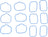 Victor Reinz 11-10364-01 Engine Intake Manifold Gasket Set - Upper