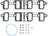 Victor Reinz 11-10365-01 Engine Intake Manifold Gasket Set - Lower