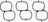 Victor Reinz 11-42844-01 Fuel Injection Plenum Gasket Set - Upper